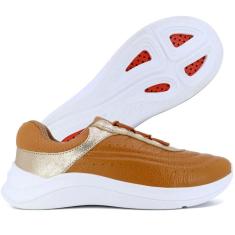 Imagem de Tênis Couro Usaflex Ativ+Ar +Respirabilidade Ventilação-Feminino