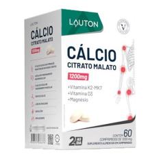 Imagem de Cálcio Citrato Malato, K2, D3 Lauton 60Comp