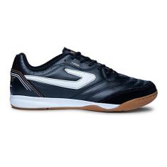 Imagem de Chuteira Topper Maestro TD IV Futsal, Masculino, Preto/Branco/Dourado, 39