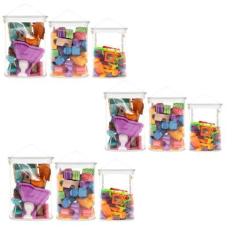 Imagem de Organizador De Brinquedos - Super Blocos 3 Kits Branco - Momis Petit