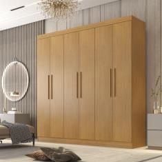 Imagem de Guarda Roupa Casal 6 Portas 4 Gavetas Belém Cinamomo