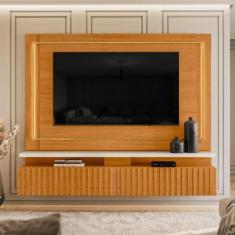 Imagem de Home Theater Gaia para TV de até 75 polegadas - Cinamomo Off White - M