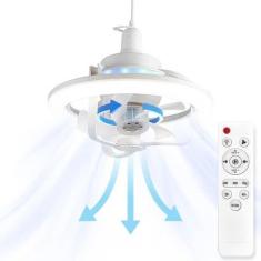 Imagem de Ventilador Teto 50W com Luz RGB e 360 de Rotação: Excelente! - JP