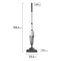 Imagem de Aspirador de Pó Vertical com Fio Electrolux 1450W 2 em 1 Branco 110v, 