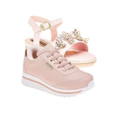 Imagem de Tenis de Menina e Sandália Infantil Feminina - KIT 2 PARES Tam 24 ao 34-Feminino