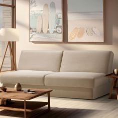 Imagem de Sofá Cama Easy Casal com Bau Tec 1429 Bege