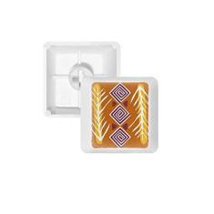 Imagem de Kit de atualização para jogos PBT teclado mecânico de civilização antiga Totems do México da Brown Line