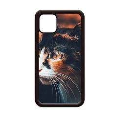 Imagem de Capa marrom perfil de olho de gato vintage para iPhone 11 Pro Max para Apple Mobile Case Shell