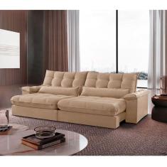 Imagem de Sofá Classic Linho 02 Módulos 80 Cm B25 Meu Sofá Online A226 Linho Bege