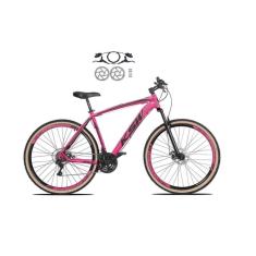 Imagem de Bicicleta Aro 29 Ksw Xlt 24v Freios a Disco Hidráulicos Garfo Suspensão Pneu com Faixa Bege - Rosa
