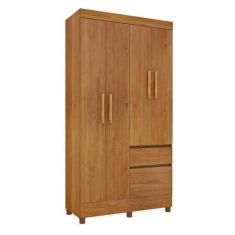 Imagem de Guarda-Roupa Solteiro Oregon II 4 PT 2 GV Cinamomo - Tcil