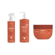 Imagem de Kit Arvensis Ativador de Cachos Ondulados 500ml + Spray + Máscara 2x1