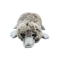 Imagem de Ornitorrinco Cinza Claro ou Cinza Escuro Deitado 26cm - Pelúcia - Fofy