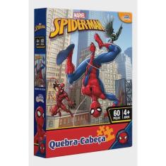 Imagem de Quebra Cabeça 60 Peças Marvel Homem Aranha - Toyster 8012