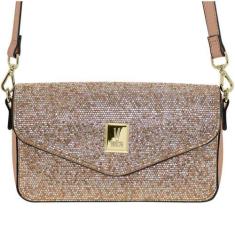 Imagem de Bolsa Vizzano Strass Feminina - Nude