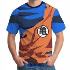 Imagem de Camiseta do Dragon ball Goku Masculina Camisa Herois Blusa