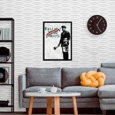 Imagem de Quadro Decorativo Banksy Follow Your Dreams 34x23cm