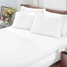 Imagem de Lençol Queen Profissional com elástico 180 fios tecido misto - Profitextil