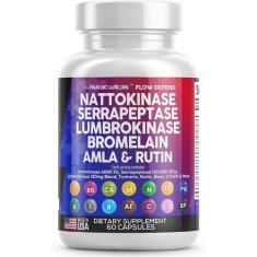 Imagem de Suplemento Clean Nutraceuticals Nattokinase 4000Fu Serrapeptase