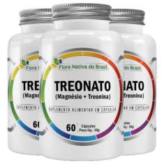 Imagem de Treonato De Magnésio 3 X 60 Cápsulas Flora Nativa