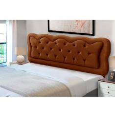 Imagem de Cabeceira De Cama Box Madeira Estofada Casal Sofia - D'julia