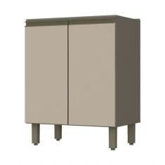 Imagem de Balcão Henn 2 Portas Sem Tampo Connect 60 Cm C78 Duna/Cristal