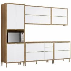 Imagem de Cozinha Completa Modulada 5 peças Aramóveis Paola 13 portas 02 gavetas