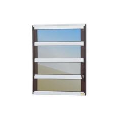 Imagem de Janela de Alumínio Basculante 80x40cm Vidro Espelhado Elite Brimak