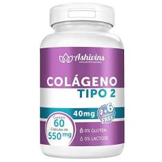Imagem de Colágeno Tipo II - Ashivins - 60 caps - 550 mg