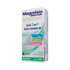 Imagem de Magnésia Bisurada com 40 pastilhas Aspen Pharma 40 Pastilhas