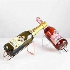 Imagem de Prateleira de vinho 3 cores simples galvanizada, prateleira de vinho de aço inoxidável, suporte de vinho para cerveja de vinho vinho tinto acessório para garrafa de vinho
