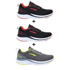 Imagem de Kit 3 Pares Tenis Masculino Casual Dia A Dia - Rdw