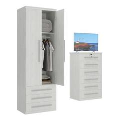 Imagem de Guarda-Roupa De 2 Portas 1303 Ilan Carvalho Claro