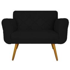 Imagem de Namoradeira Decorativa Estofada Para Sala De Recepção Isabella Suede P