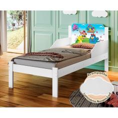 Imagem de Cama Infantil Adesivada Galinha Branco Branco