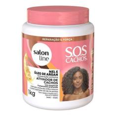 Imagem de Ativador De Cachos Salon Line SOS Cachos Argan 1Kg