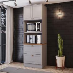 Imagem de Paneleiro Torre Quente 2 Fornos Amy Casa 812 Cinza