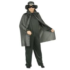 Imagem de Fantasia Zorro Adulto Kit Mosqueiro Cosplay Masculino Luxo Homem Mascarado com Capa e Máscara Festa Carnaval Halloween