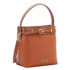 Imagem de Bolsa Chenson Feminina Saco Ombro e Mão Texturizada 3484471-Feminino