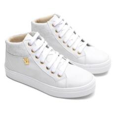 Imagem de Tenis Cano Alto Sapatenis Feminino Botinha Casual Confortavel Macia Moderno Moda para Blogueira-Feminino