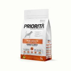 Imagem de Ração Para Cães Mini Adultos Raças Pequenas Priorita Sabor Frango E Ar
