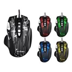 Imagem de Mouse Gamer Com Fio Para Jogos Com 8 Botões Rgb 3200dpi - Weibo