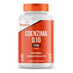 Imagem de COENZIMA Q10 200MG COM VITAMINA E 10MG, 60 CáPS, BIOGENS 