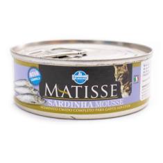 Imagem de Ração Úmida Lata Matisse Sardinha Mousse Para Gatos 85G