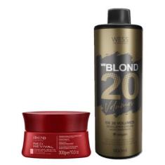 Imagem de Amend Máscara Cor Vermelha 300G + Wess Ox 20 Vol. 900ml - Amend/Wess