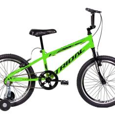 Imagem de Bicicleta Aro 20 Infantil Bmx Cross Roda Lateral Verde