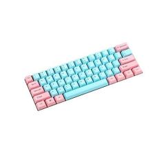 Imagem de NPKC 61 87 104 Teclas Miami, PBT grosso, perfil das teclas do fabricante original, para MX Switches GH60, teclado mecânico para jogos (apenas tecla)