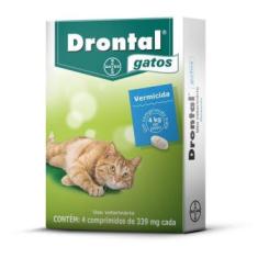 Imagem de Vermífugo Drontal Gatos - 4 Comprimidos - Bayer
