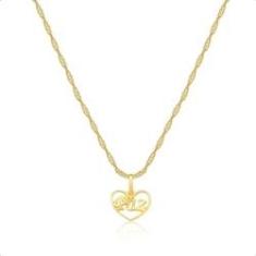 Imagem de Cordão Corrente Ouro 18k 40cm Com Pingente Paz Ouro 18k
