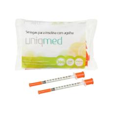Imagem de Seringa Insulina/botox 1ml 8x0,30mm Ultrafine Uniqmed Kit/10
